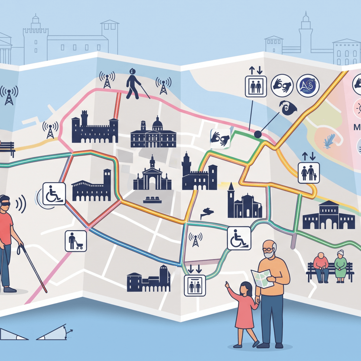 La mappa dell’accessibilità per sapere dove andare e come arrivarci (a modo tuo)