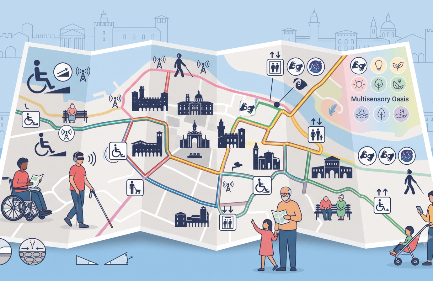 La mappa dell’accessibilità per sapere dove andare e come arrivarci (a modo tuo)