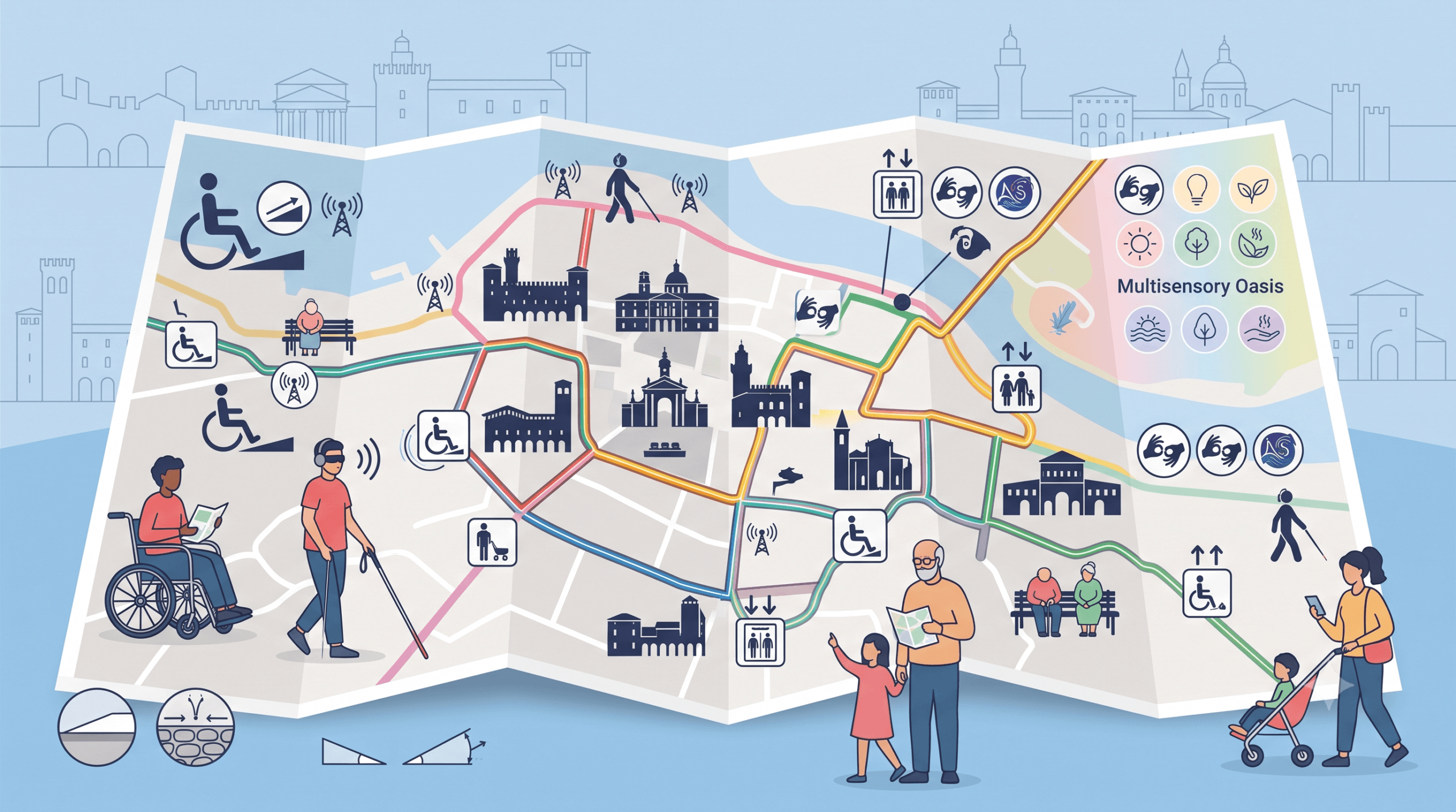 La mappa dell’accessibilità per sapere dove andare e come arrivarci (a modo tuo)