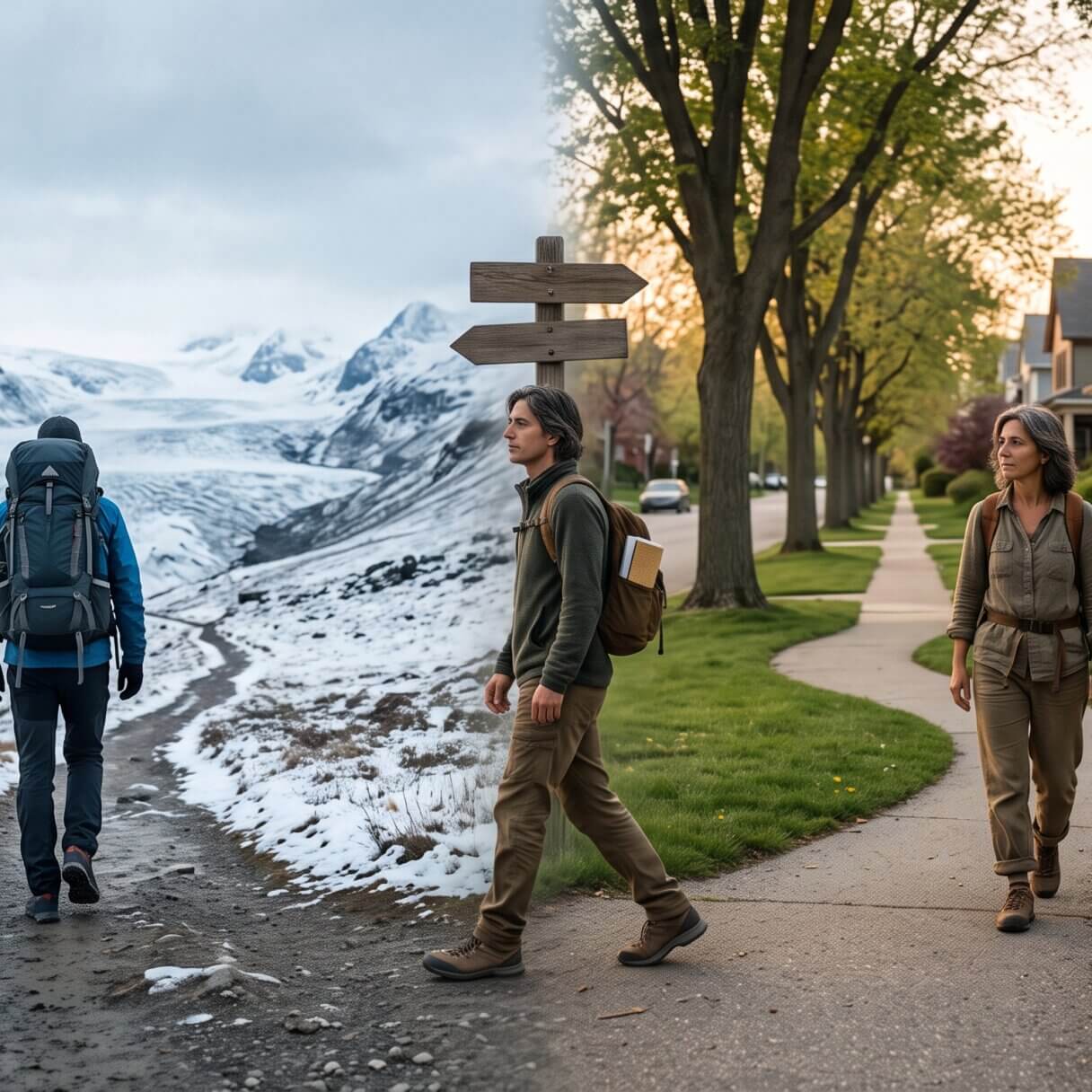 Camminare per sparire o per restare? La rivoluzione del passo lento