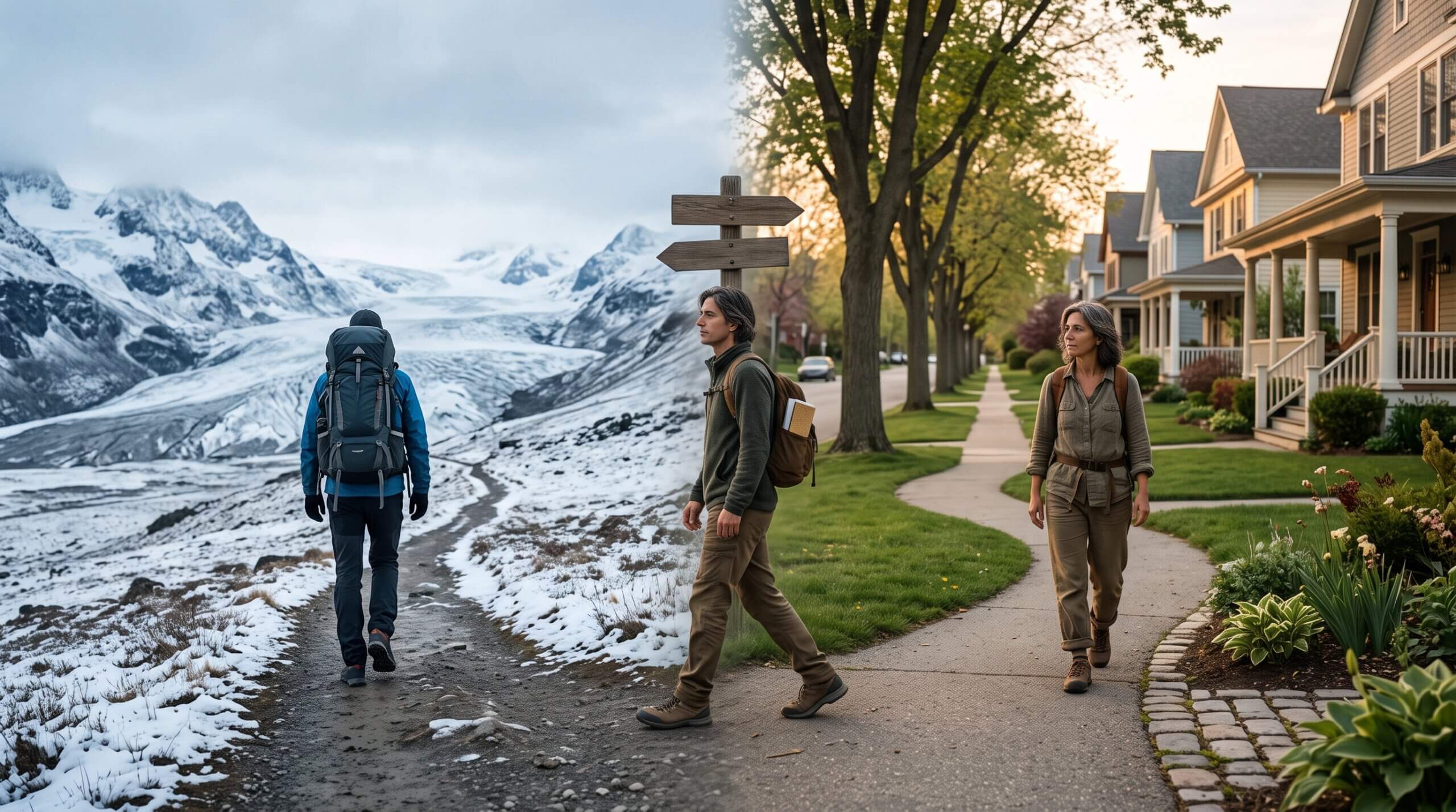 Camminare per sparire o per restare? La rivoluzione del passo lento